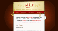 Desktop Screenshot of nlpsecret.com